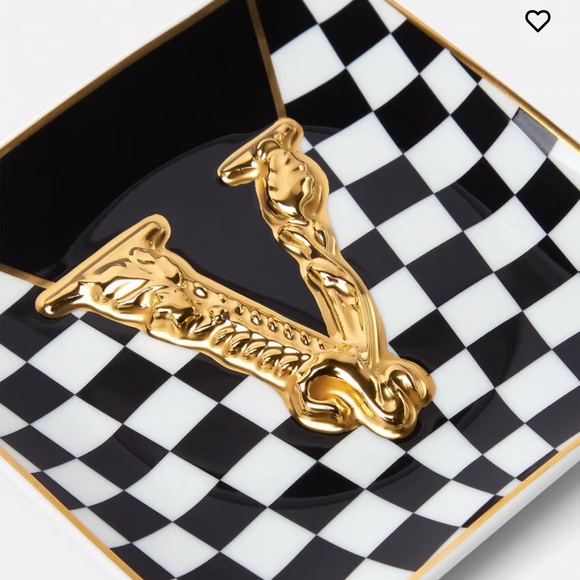 Versace Vertus Square Dish 12cm - Picture 3 of 3